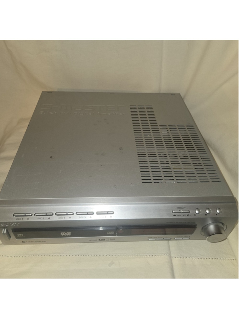 Sony DAV-C450 S-Master 5.1-Channel Compact AV System 5-Disc DVD Unit Only Tested - Picture 11 of 16